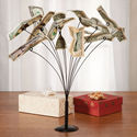 Metal Money Gift Tree Tabletop Sculpture Great for