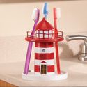 Nautical Lighthouse Countertop Toothbrush Holder 