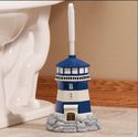 Nautical Lighthouse Toilet Brush Holder Includes B