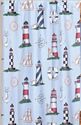 Nautical Curtains Lighthouses Sailboats Anchors & 