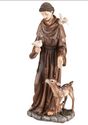 St Francis Garden Decoration Statue Figurine w/ Do