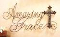 Intricate Wall Cross w/ Elegant Script~Amazing Gra