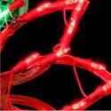 LED Lighted Poinsettia Window-Door Hanging Indoor/