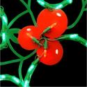 LED Lighted Holly Leaf  Window-Door Hanging Indoor