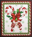 Candy Canes Holly & Berries Holiday Magnetic Dishw