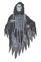 Hanging Grim Reaper Halloween Prop w/ Skeleton Hea