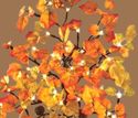 Autumn Maple Tree Lighted Centerpiece Colorful Lea