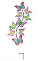 Butterfly Garden Stake 9 Colorful Metal Butterflie