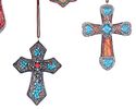 Western Ornament Set Southwest Design Conche Cente