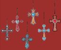 Western Ornament Set Southwest Design Conche Cente