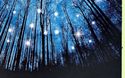 LED Twinkling Stars Wooded Blue Night Sky Scene Li