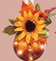 Fall Sunflower & Berry Bouquets in Hanging Autumn 