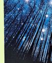 LED Twinkling Stars Wooded Blue Night Sky Scene Li