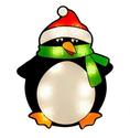 Lighted Winter Penguin Window-Door Hanging Indoor/