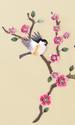 Metal Cherry Blossom Branches & Song Birds Wall Ar