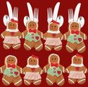 Christmas Gingerbread Man Design Silverware Utensi