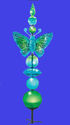 Scrolled Metal Butterfly & Glass Orbs Light Reflec