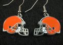 Cleveland Browns Dangle Hook Earrings Jewelry
