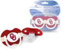 Oklahoma Sooners Baby Infant Pacifier Set