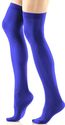 Sexy Womens New Blue Thigh High Socks Over the Kne