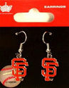 San Francisco Giants Dangle Hook Earrings Jewelry
