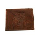 LSU Louisiana State Tigers Brown Leather Wallet