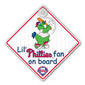 Philadelphia Phillies Fan Car Window Baby on Board