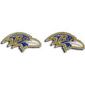 Baltimore Ravens Earrings Stud Post Jewelry