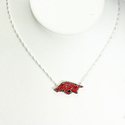Arkansas Razorbacks Rhinestone Necklace Jewelry