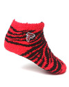 Atlanta Falcons Fuzzy Sleep Socks, Zebra Stripe