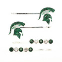 Michigan State Spartans Hair Clip Pin Set