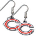 Chicago Bears Dangle Hook Earrings Jewelry