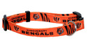 Cincinnati Bengals Adjustable Dog Collar XS 8”-1