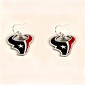 Houston Texans Dangle Hook Earrings Jewelry