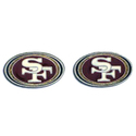 San Francisco 49ers Earrings Stud Post Jewelry