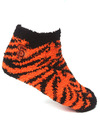 San Francisco Giants Fuzzy Sleep Socks, Zebra Stri