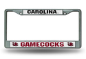 South Carolina Gamecocks Chrome License Plate Fram