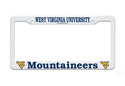 WVU West Virginia Mountaineers Plastic License Pla