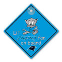 Carolina Panthers Car Window Baby On Board Sign In
