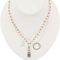 Alabama Crimson Tide Trio Necklace Jewelry