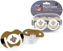 New Orleans Saints Baby Infant Pacifier Set