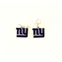 New NFL New York Giants Dangle Hook Earrings Jewel