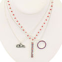 Mississippi Ole Miss Rebels Trio Necklace Jewelry