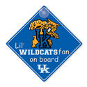 Kentucky Wildcats UK Car Window Baby on Board Safe