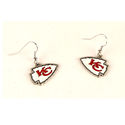 New Kansas City Chiefs Dangle Hook Earrings Jewelr