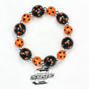 Oklahoma State Cowboys Charm Bracelet Jewelry Dots