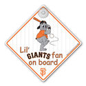 San Francisco Giants Fan Car Window Baby on Board 