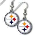 New Pittsburgh Steelers Dangle Hook Earrings Jewel