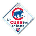 Chicago Cubs Car Window Baby on Board Sign Infant