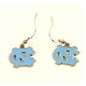 New UNC North Carolina Tar Heels Dangle Hook Earri